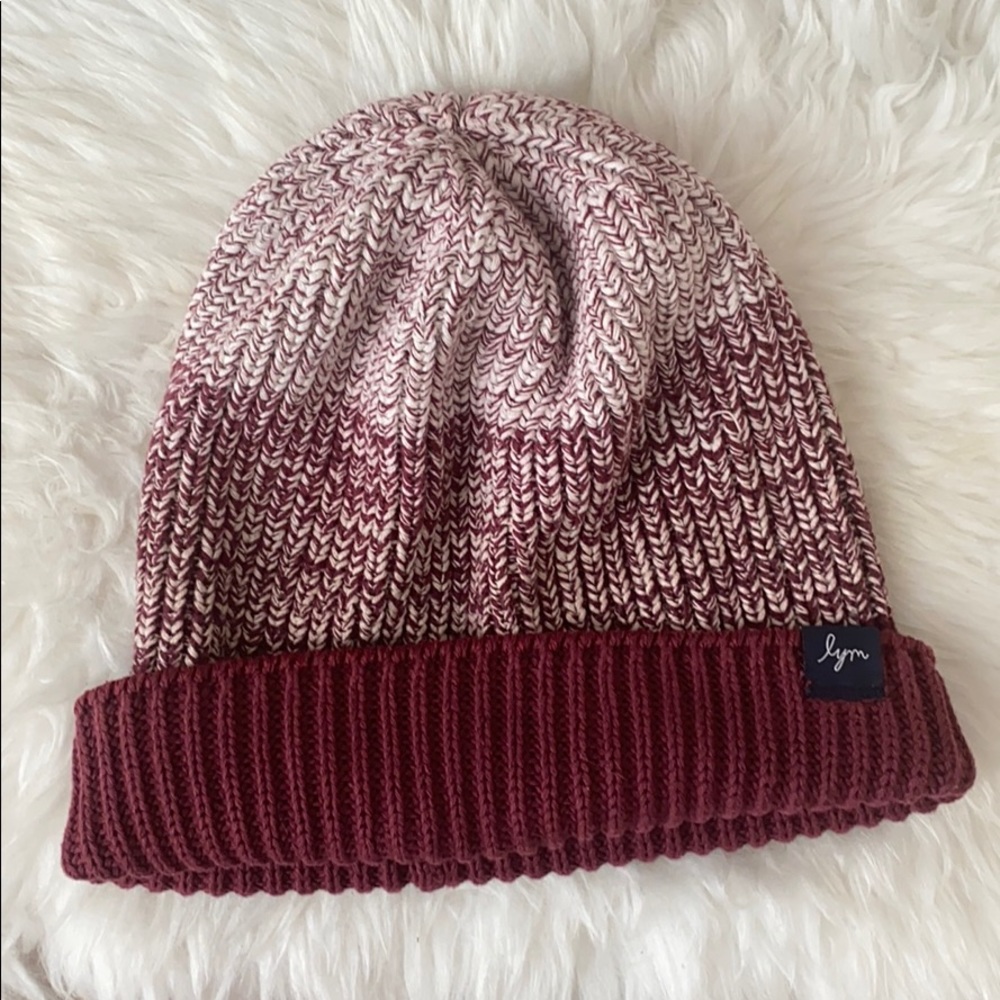 Love Your Melon Burgundy Beanie